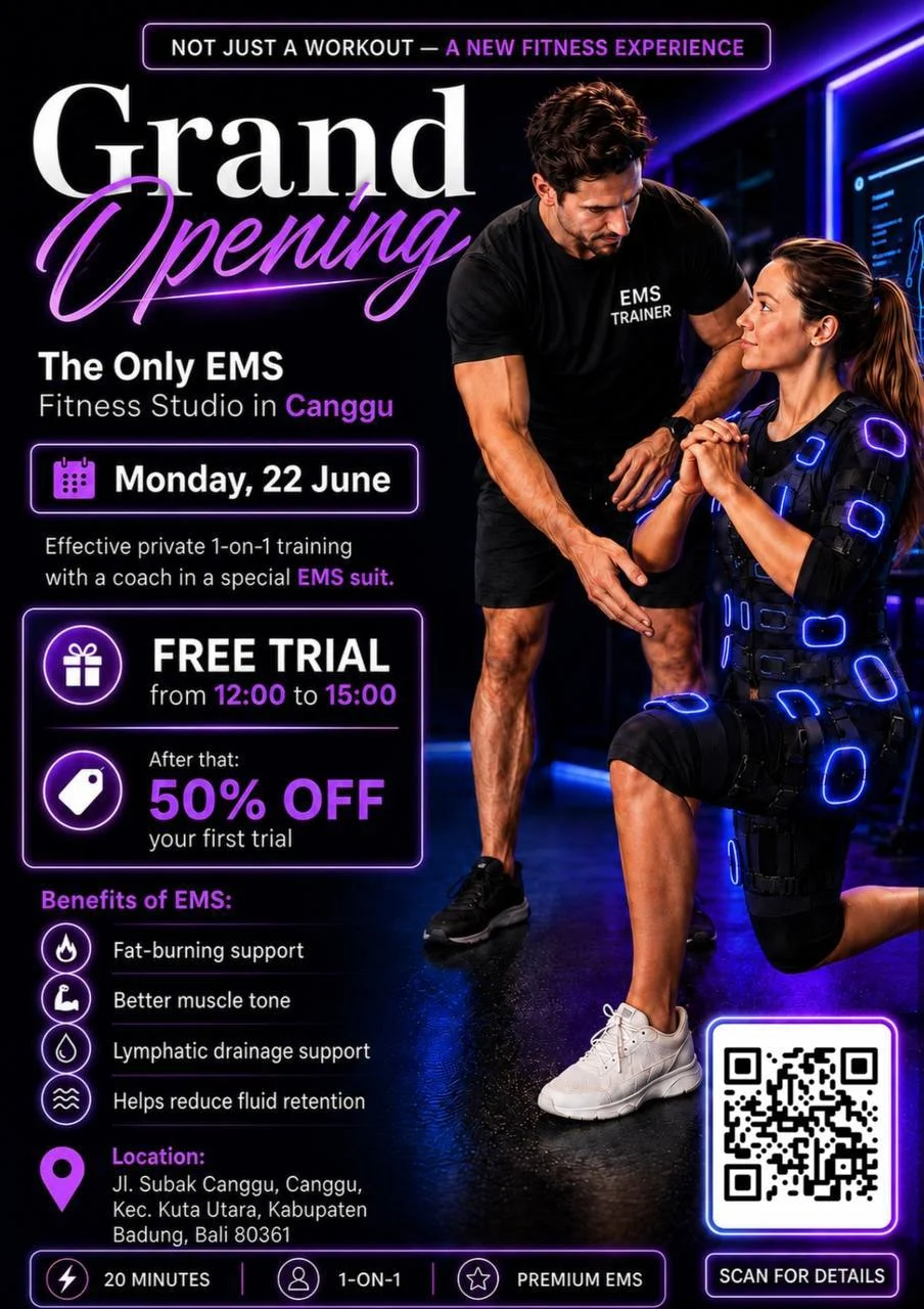 Открытие нового healthy кафе и EMS студии в Чангу 2