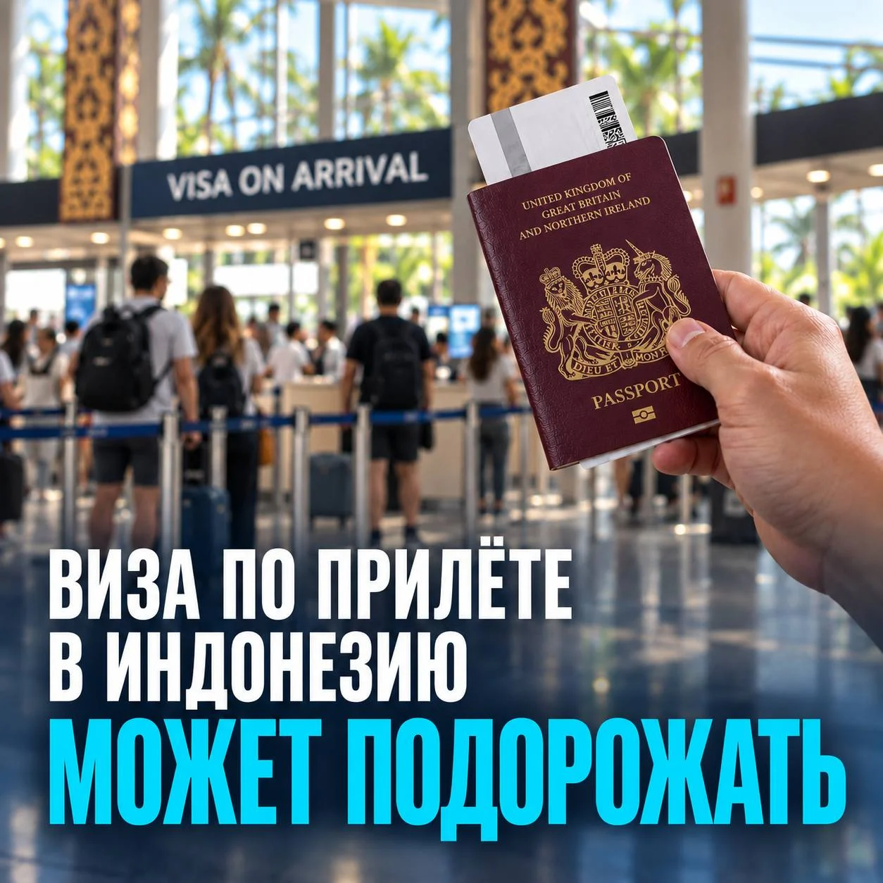 Визовая поддержка (e-VOA и Bali Levy)