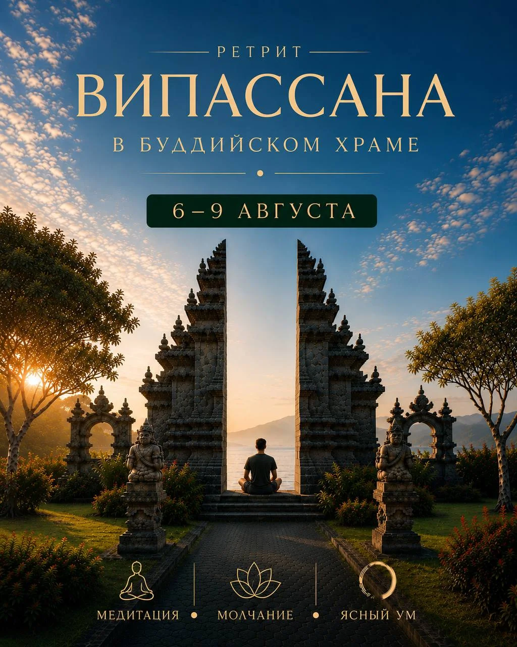 ретрит випассаны «Тишина Ума»