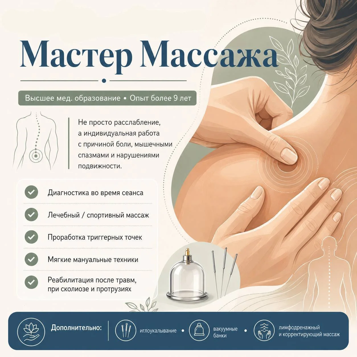 Лечебный и спортивный массаж
